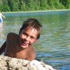 Baignade au lac d'Ilay